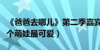《爸爸去哪兒》第二季嘉賓名單有哪些人(哪個萌娃最可愛)