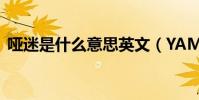啞迷是什么意思英文(YAMI是什么手機品)