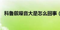 科魯茲噪音大是怎么回事((來自科魯茲))