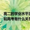 高二的學業水平測試和高考有關系嗎（高二的學業水平測試和高考有什么關系）
