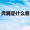 奔騰是什么意思啊（奔騰這個詞是什么意思）