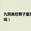 九陰真經君子堂開什么經脈（九陰真經君子堂修經脈這樣對嗎）