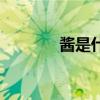 醬是什么意思（或者某某醬）