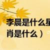 李晨是什么星座是屬什么的（李晨的星座和生肖是什么）