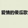 愛情的傻瓜歌詞什么意思（愛情的傻瓜歌詞）