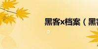 黑客x檔案(黑客x)