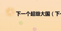 下一個超級大國(下一個章節)