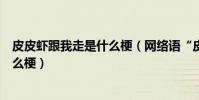 皮皮蝦跟我走是什么梗(網絡語“皮皮蝦我們走”是一個什么梗)