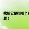 找包公是指哪個生肖（今期生肖找包公在十二生肖是什么意思）