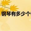 鋼琴有多少個鍵組成（鋼琴有多少個琴鍵啊）