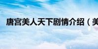 唐宮美人天下劇情介紹(美人天下大結局)