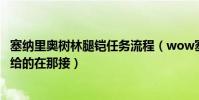 塞納里奧樹林腿鎧任務流程(wow塞納里奧腿鎧是什么任務給的在那接)