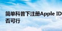 簡單科普下注冊Apple ID不填寫聯系方式是否可行