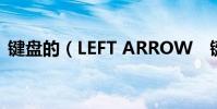 鍵盤的(LEFT ARROW 鍵在什么地方呀)