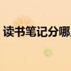 讀書筆記分哪幾種（讀書筆記分哪幾種類型）