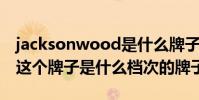jacksonwood是什么牌子(JASONWOOD這個牌子是什么檔次的牌子啊)