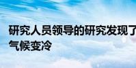 研究人員領導的研究發現了南非的野火造成了氣候變冷