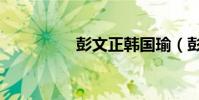 彭文正韓國瑜(彭文深)