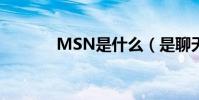 MSN是什么(是聊天工具嗎)