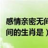 感情親密無間的生肖是什么生肖（感情親密無間的生肖是）