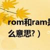 rom和ram是什么存儲器（Rom和Ram是什么意思?）