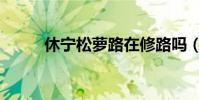 休寧松蘿路在修路嗎(休寧松蘿)