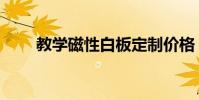 教學磁性白板定制價格(教學磁板)