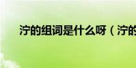濘的組詞是什么呀(濘的組詞有哪些)