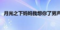 月光之下媽媽我想你了男聲版(月光之旅)