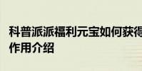 科普派派福利元寶如何獲得及派派福利元寶的作用介紹