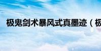 極鬼劍術暴風式真墨跡(極鬼劍術暴風式)