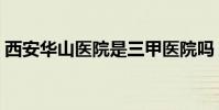 西安華山醫院是三甲醫院嗎(西安華山攻略)