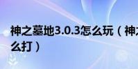 神之墓地3.0.3怎么玩(神之墓地3.0.3鳳凰怎么打)