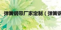 彈簧鋼帶廠家定制(彈簧鋼帶廠家有哪些)