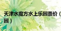 天津水魔方水上樂園票價(天津水魔方水上樂園)