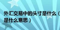外匯交易中的頭寸是什么(外匯交易中的頭寸是什么意思)