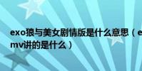 exo狼與美女劇情版是什么意思(exo狼與美女中文劇情版mv講的是什么)
