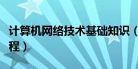 計算機網絡技術基礎知識(計算機網絡技術教程)