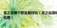 龍之谷哪個職業最好玩(龍之谷游戲中什么職業最好玩、最吃香)