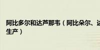 阿比多爾和達蘆那韋(阿比朵爾、達蘆那韋、哪些上市公司生產)
