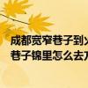 成都寬窄巷子到火車東站有多少公里（成都東火車站到寬窄巷子錦里怎么去方便）