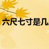 六尺七寸是幾厘米（“六尺七寸”是多高啊）