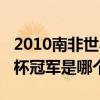 2010南非世界杯冠軍是哪國（2010南非世界杯冠軍是哪個國家）