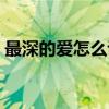 最深的愛怎么說（請告訴我愛到最深是什么）