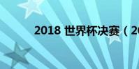 2018 世界杯決賽(2018 春節)