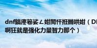 dnf鎬庝箞娑ㄥ姏閲忓拰鏅哄姏(DNF大轉移后QP在哪里點啊狂就是強化力量智力那個)