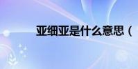 亞細亞是什么意思(“亞細亞)