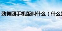 勁舞團手機版叫什么(什么是勁舞團補丁啊)