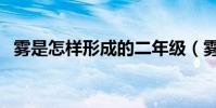 霧是怎樣形成的二年級(霧是怎樣形成的)