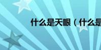 什么是天眼(什么是天際線)